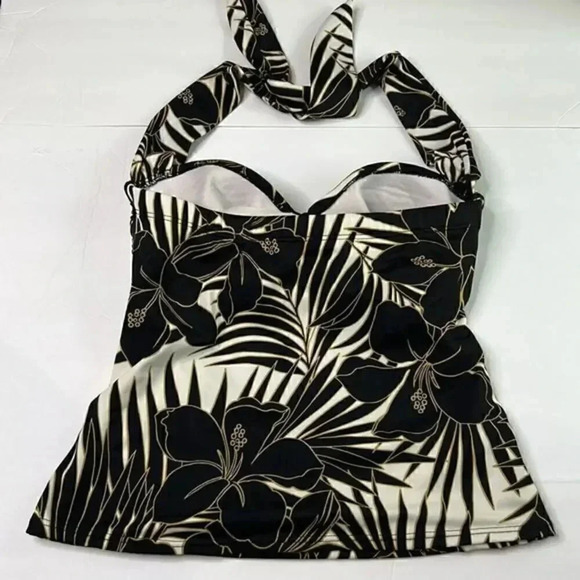 Miraclesuit Black Barcelona Halter Tankini size 8 - Picture 4 of 8